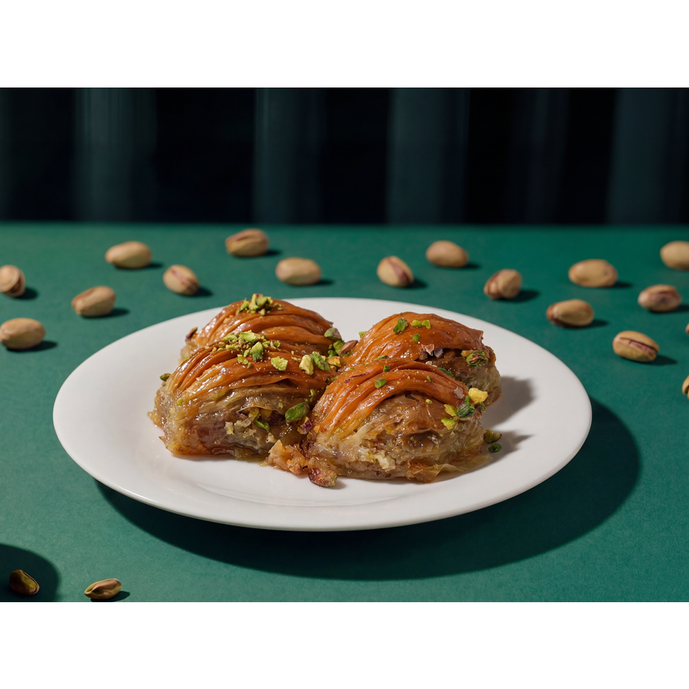 MİDYE FISTIKLI KAYMAKLI BAKLAVA